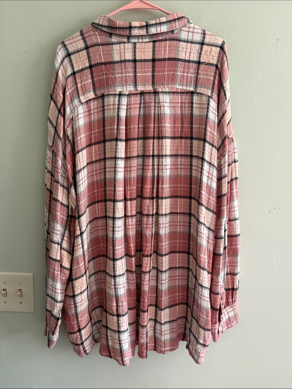 We the free Ashley Plaid Top XL - Picture 4 of 4